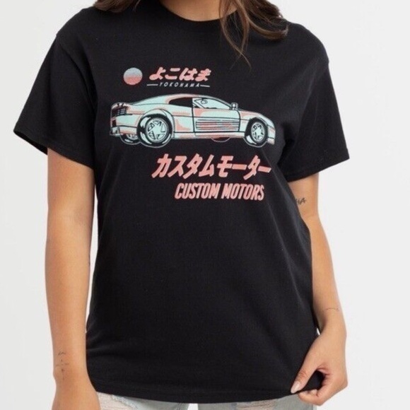 Full Tilt Women's Yokohama Custom Motors Tee Shirt SIZE MEDIUM - Picture 1 of 5